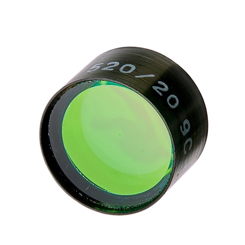 Filter Emission Band Pass 520 nm foto del prodotto Front View L-internal